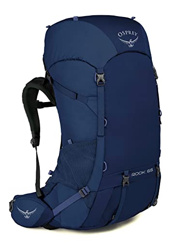Osprey Rook 65L Men's Backpacking Backpack, Midnight Blue