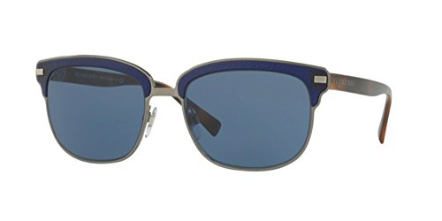 Burberry BE4232 Sunglasses 361880-56 - Brushed Gunmetal Matte Blue Frame, Blue BE4232-361880-56