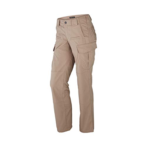 5.11 Tactical Women's Stryke Covert Cargo Pants, Stretchable, Gusseted Construction, Style 64386, Khaki, 8