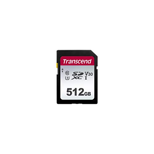 Transcend TS512GSDC300S 512GB SD UHS-I U3 Memory Card