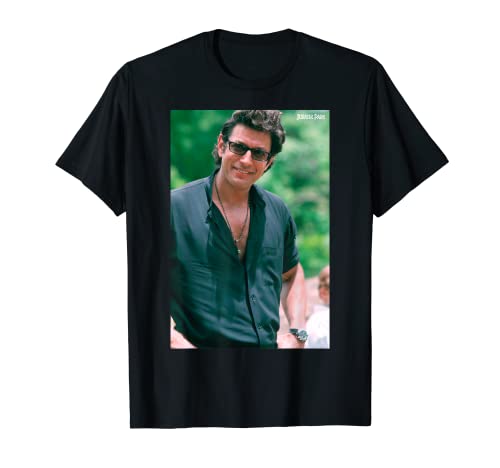 Jurassic Park Jeff Goldblum Smile Poster Style T-Shirt T-Shirt