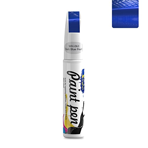 XTryfun Touch Up Paint for Cars Paint Scratch Repair, Waterproof Auto Scratch Remover Pen (Dark Blue Pearl)