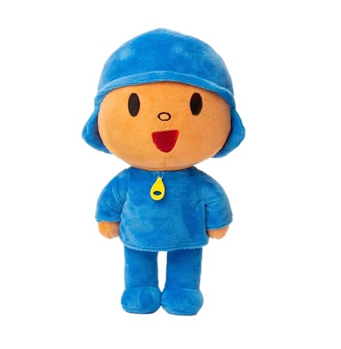 Mighty Mojo Pocoyo Plush Doll - 12 Inches for Toddlers, Girls and Boys - Officially Licensed Plush Doll - Preschool Leaning Plush Bedtime Doll