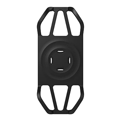 DINGZZ Aluminum Alloy Black Bicycle Phone Holder, Mountain Bike Phone Holder Road Bike Handlebar Stem Mount MTB Riding Bracket