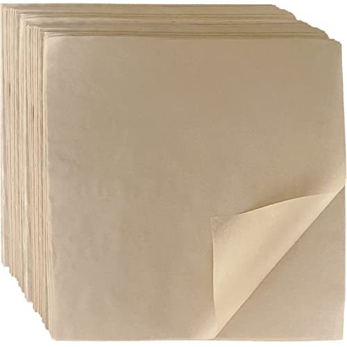 CAMKYDE Deli Paper Sheets 12' X 12' 100PK, Eco Friendly Grease Proof Sandwich Wrapping Paper