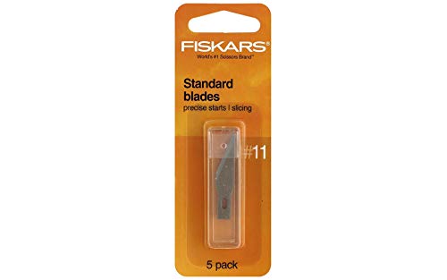 Fiskars 196010-1006 Standard Number 11 Blades, 5 Pack, Orange