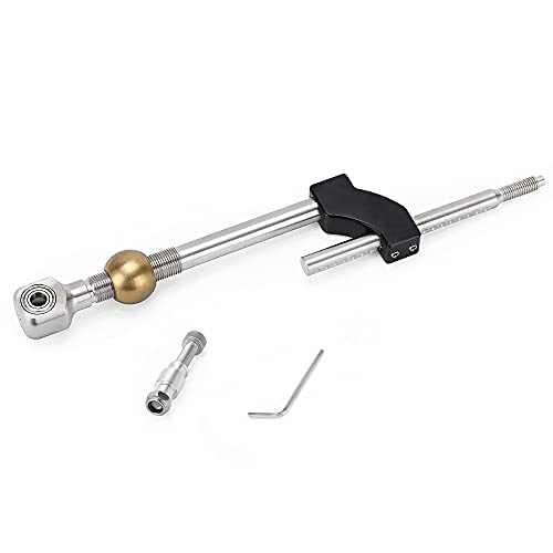 PQY Short Throw Shifter Kit Adjustable Stainless Steel Shifter Extension Compatible with Honda Civic CRX Del Sol Acura Integra B or D Series Engine