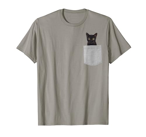 Animal in Your Pocket Black Cat T-Shirt