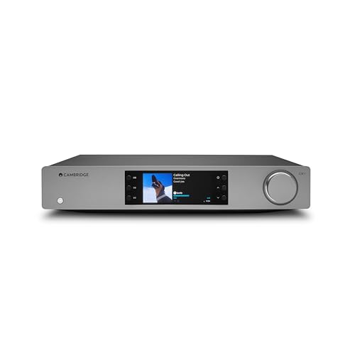 Cambridge Audio CXN100 - Separate High Resolution WiFi Network Audio Player, Streamer and Pre Amp with Display Featuring Chromecast Built-in, Internet Radio and Sabre Reference DAC - Lunar Grey