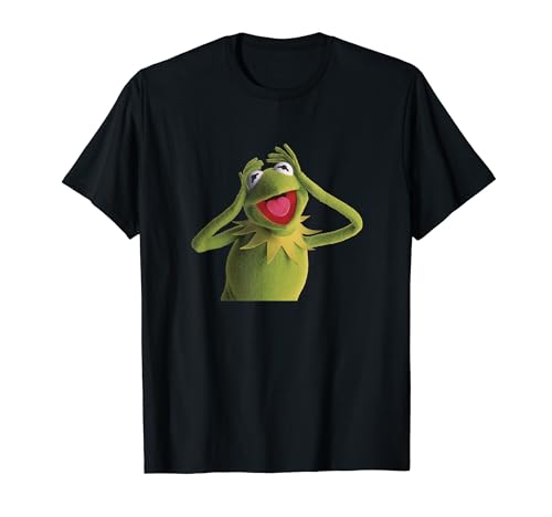 Disney The Muppets Kermit The Frog Freaked Out Shot T-Shirt