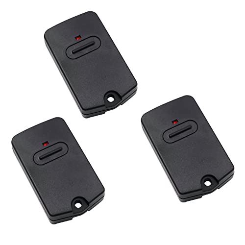RB741 for Mighty Mule Remote, Replacement GTO Gate Opener Remote FM135 Transmitter Control, Single Button Gate Clicker Garage Door Entry Controller (3 Pack)