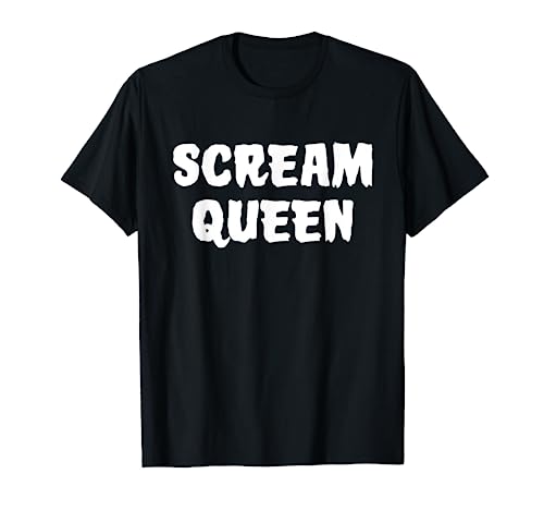 Scream Queen Punk Goth Horror Movie Fan T-Shirt