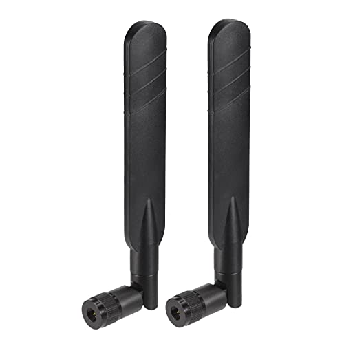 Eightwood 5dBi 4G LTE Antenna SMA Male Omnidirectional Antenna (2-Pack) Compatible with 4G LTE Hotspot Router AT&T MF279, Wireless Modem, Wireless Home Phone System, Cellular Trail Camera