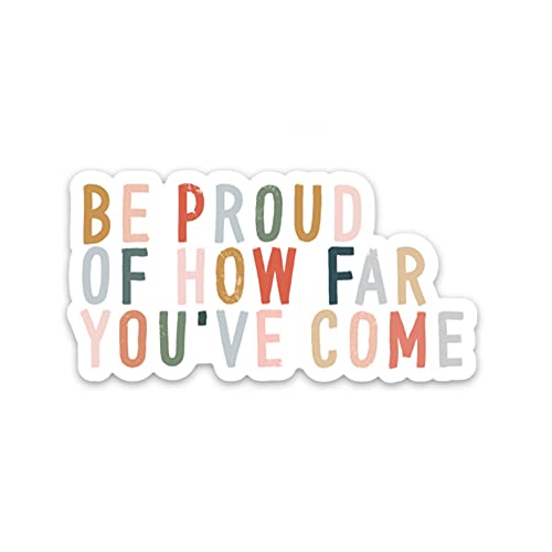 Swaygirls magnets | Cute fridge magnets | Be proud of how far you've come | Inspirational refrigerator magnet | Inspirational self care quotes