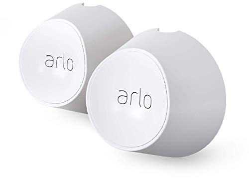 Arlo Magnetic Wall Mounts - Arlo Certified Accessory, Indoor or Outdoor Use, Works with Arlo Pro 5S 2K, Pro 4, Pro 3, Ultra 2, and Ultra Cameras, White - VMA5000, 2 Count (Pack of 1)