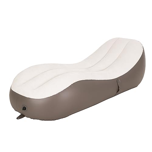 DIMAR GARDEN Inflatable Couch Wavy Air Sofa Inflatable Chaise Lounger for Indoor and Outdoor