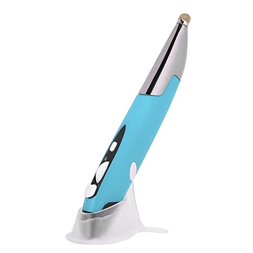 Cyllde Pen Type Mouse, Smart Mouse Pens, Comfortable Feel, 4 Buttons, 800/1200/1600dpi Adjustable, 1.5V, 2.4GHz Wireless, Suitable for Windows 7 8 Vista(Blue)