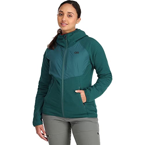 Outdoor Research Women's Vigor Plus Fleece Hoodie – Hooded Fleece Jacket, Warm & Weather Resistant, Outdoor Winter Layer, Performance 4-Way Stretch