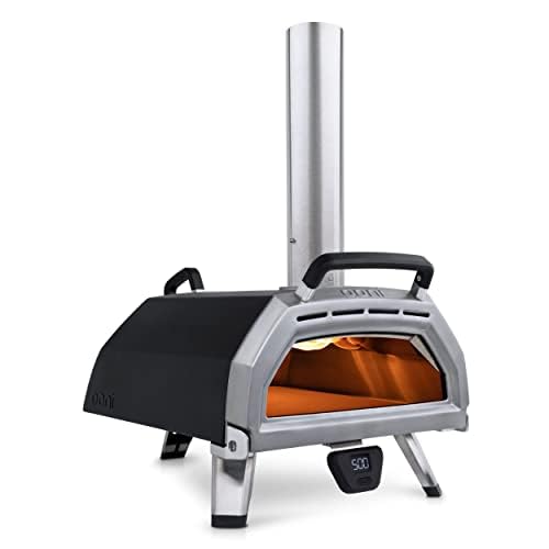 Ooni Karu 16 Multi-Fuel Outdoor Pizza Oven - Wood Fired and Gas Fueled Oven - Outdoor Pizza Maker - Fire and Stonebaked Pizza Oven for Authentic Homemade Pizzas - Dual Fuel Pizza Oven