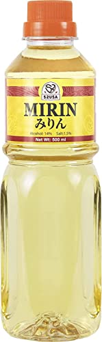 52USA Mirin,Japanese Mirin Cooking Wine 16.9 FL OZ(Pk of 1)Red Rice Cooking Wine&Seasoning Homemade Sauces,Marinades,Glazes,Salad Dressings,Sushi Rice,Ramen Noodles,Natural Sugar,Less Sugar&Calories