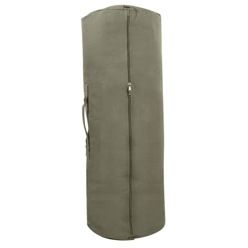 Rothco Canvas Zipper Duffle Bag, Olive Drab, 21' x 36'