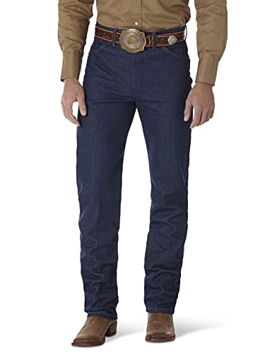 Wrangler Men's 13MWZ Cowboy Cut Original Fit Jean, Rigid Indigo, 38W x 34L