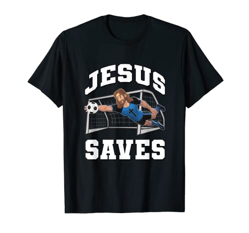 Jesus Saves - Soccer Goal T-Shirt