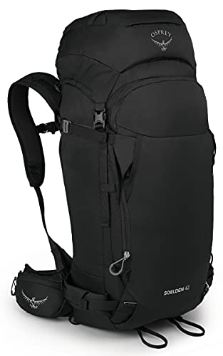 Osprey Soelden 42L Men's Ski and Snowboard Backpack, Black