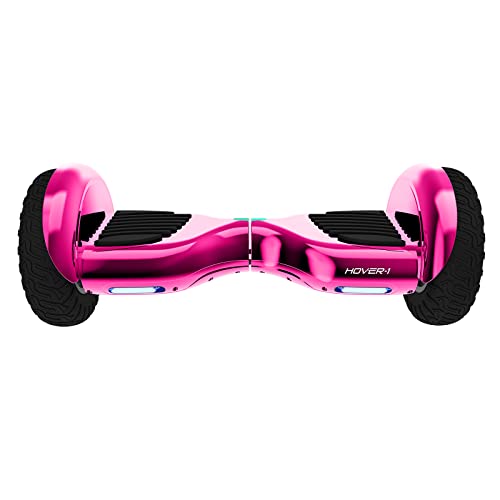 Hover-1 Titan Electric Hoverboard | 8MPH Top Speed, 8 Mile Range, 3.5HR Full-Charge, Built-In Bluetooth Speaker, Rider Modes: Beginner to Expert, Pink
