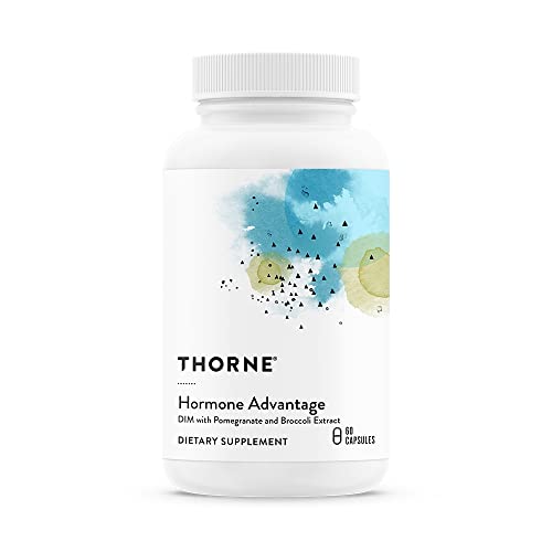 THORNE Hormone Advantage - (Formerly DIM Advantage) Estrogen Support & Hormone Balance for Men & Women - Featuring DIM and Pomegranate Extract - 60 Capsules