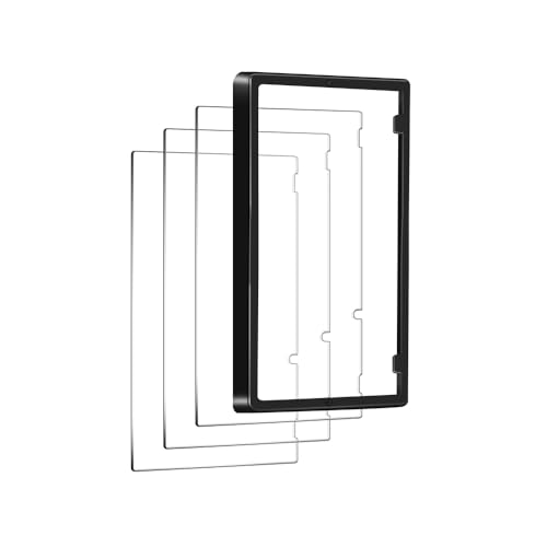 rapell 3 Pack Glass Screen Protectors Compatible with Switch Premium Tempered Glass Screen Protector