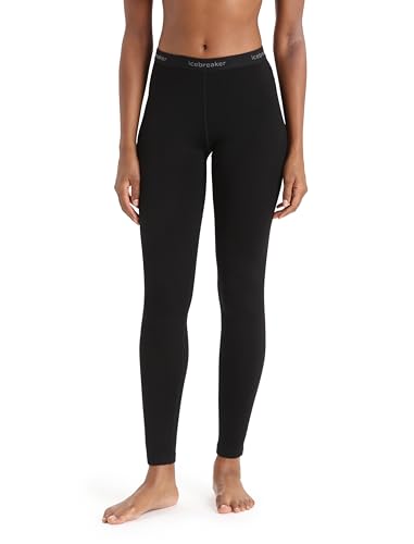 Icebreaker Merino Women's 260 Tech Leggings, Black, Medium