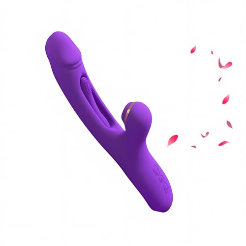 Vibrator Thrusting Dildo for Women- Vibrator Rabbit Patting Vibrator Powerful G Spot Vibrating Dildo Strong Clit Clitoris Vibrator for Women