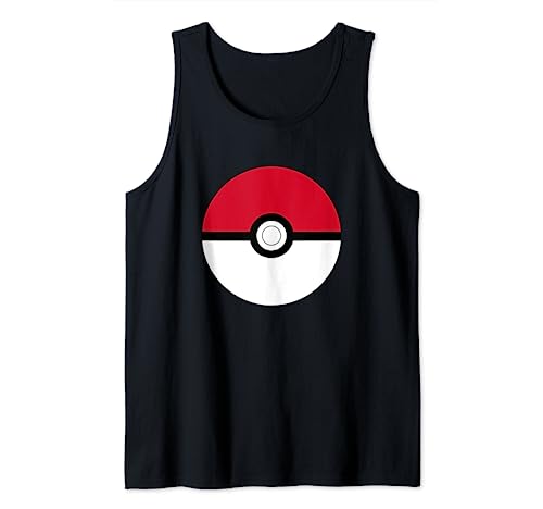 Pokémon Poké Ball Vintage Classic Red & White Logo Tank Top