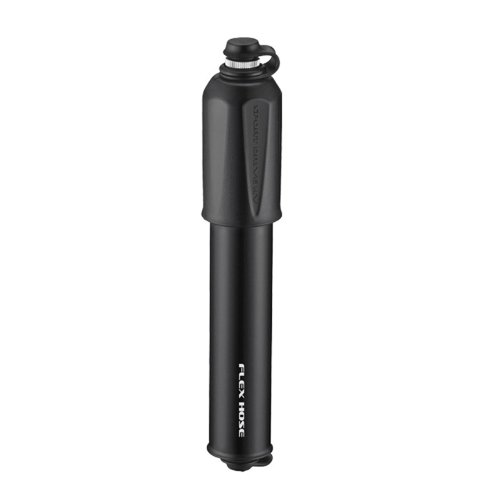 Lezyne Sport Drive HV Bicycle Hand Pump, 90psi, Gravel, Mountain Bike, Presta and Schrader Valve, High Volume, Black, S, 166mm