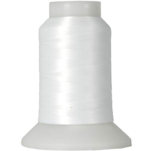 Threadart Wooly Nylon Thread - 1000m Spools - Color 9101 - White - Serger Sewing Stretchy Thread - 50 Colors Available