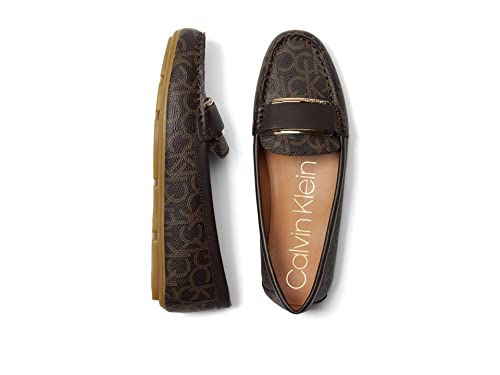 Calvin Klein Leonie Espresso Logo 7.5 M