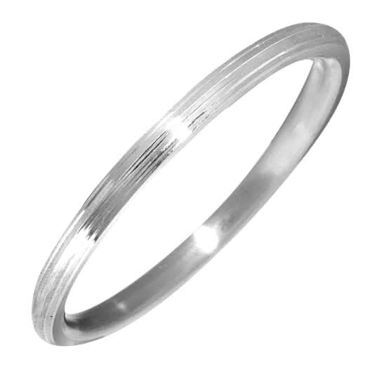 DevDeep Punjabi/Sikh Stainless Steel Kada/Kara for Men/Women Internal Diameter 6.5 CM - 0.5 Thick, silver