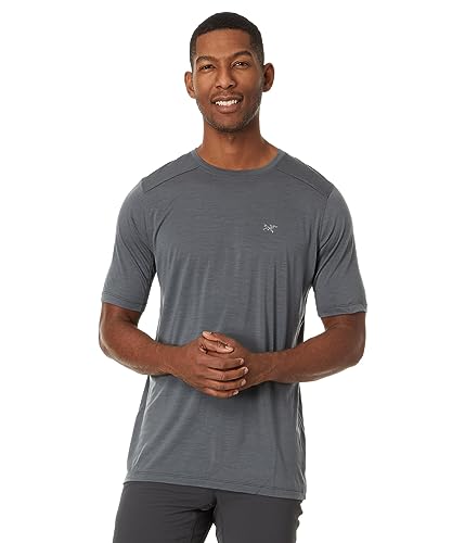 Arc'teryx Ionia Merino Wool Shirt SS Men's | Soft Merino-Blend Performance Tee | Cloud, X-Large