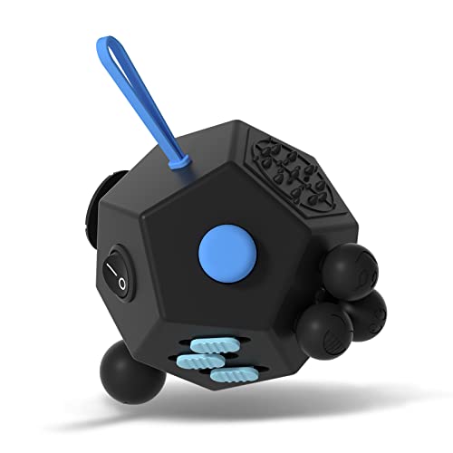 Fidget Dodecagon –12 Side Fidget Toy Cube Relieves Stress and Anxiety Anti Depression Cube for Children and Adults with ADHD ADD OCD Autism