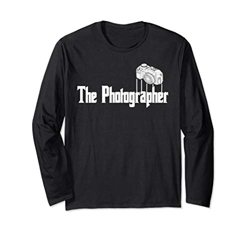Funny Photographer Shirt Photography Camera Gift Long Sleeve T-Shirt