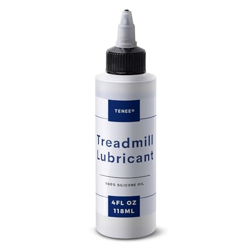 4 Ounces Treadmill Lubricant, 100% Silicone Treadmill Belt Lubricant (Non-Toxic and Odorless), Treadmill Oil Belt Lubricant with an Easy-to-Apply Applicator Tube, Suitable for Most Treadmill Brands