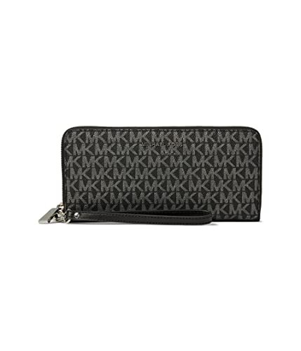 Michael Kors Jet Set Travel Continental Black/Silver One Size