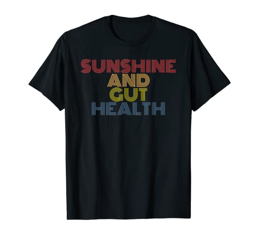 Sunshine And Gut Health retro 70s vintage T-Shirt