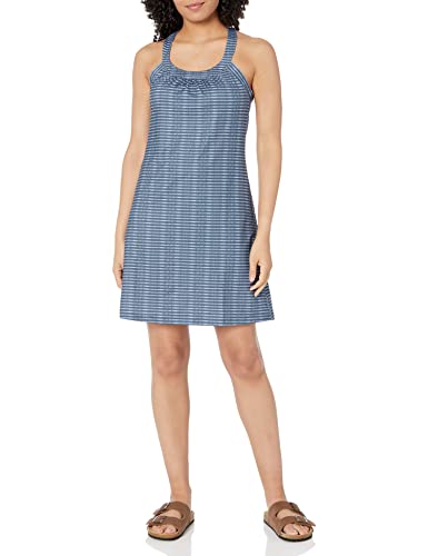 prAna Women's Standard Cantine Dress, Grey Blue Wicker, X-Small