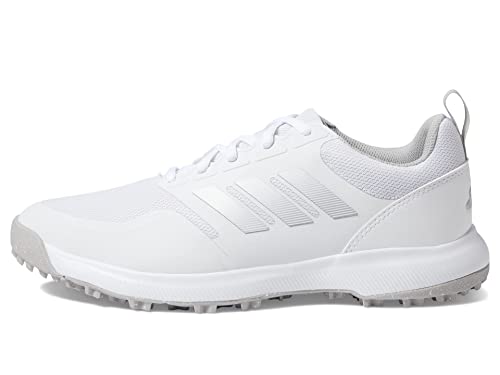 adidas Women's Tech Response Spikeless 3.0 Golf Shoes, Footwear White/Grey Two/Silver Metallic, 9