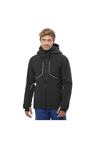 Salomon Men's Standard Brilliant Jacket, Deep Black, Large