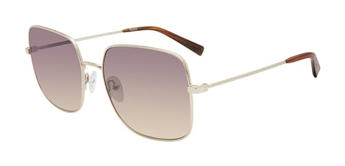 TUMI 007 Women's Square Sunglasses, 57mm - Gold