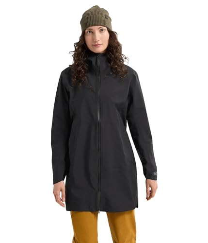 Arc'teryx Salal Jacket Women's | Versatile Comfortable Gore-Tex Shell | Black, Medium