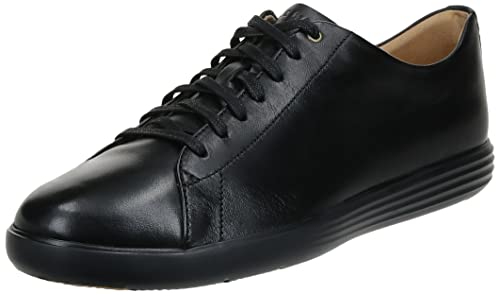 Cole Haan Men's Grand Crosscourt II Sneaker, Black Leather/Blk, 12